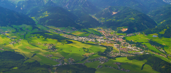 Outdoors, Nature, Mountain, Mountain Range, Scenery, Valley, Aerial View, Landscape, Countryside, Peak
