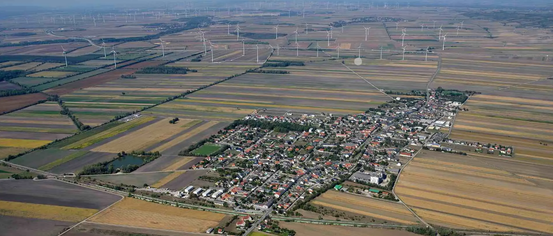 Outdoors, Nature, Countryside, Rural, Farm, Aerial View, Windmill