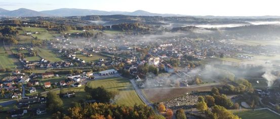 Outdoors, Nature, Building, Landscape, Aerial View, Water, Smoke, Weather, Cityscape