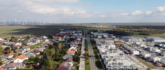 Building, Cityscape, Urban, Road, Outdoors, Suburb, Windmill, Aerial View, Horizon, Nature