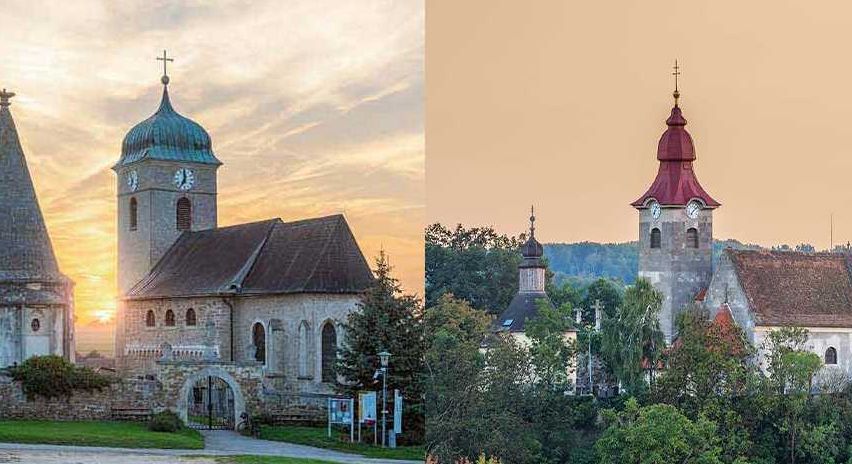 Bild enthält, Building, Spire, Tower, Cathedral, Church, Bell Tower, Clock Tower, Grass