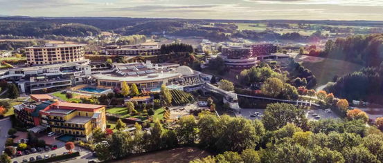 Building, Cityscape, Urban, Outdoors, Amusement Park, Theme Park, Aerial View, Arena, Stadium