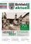 Schwarz-Weiß-Bild einer historischen Dorfstraße mit einer Kirche im Hintergrund. Das Plakat kündigt das 750-jährige Jubiläum von Birkfeld an, mit einem Herbstfest am 7. November 2015, das Waffenausstellungen, Buchpräsentationen und regionale Köstlichkeiten bietet.