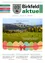 Titelseite einer lokalen Gemeindezeitschrift mit einer malerischen Landschaft, Frühlingsblumen, Ostereiern und einem festlichen Band. Der Titel lautet 'Aktuell' mit dem Jahrgang 41, Ausgabe 165 und dem Datum März 2016.