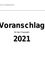 Eine weiße Seite mit dem Titel 'Vorschlag für das Finanzjahr 2021' und dem Logo von 'Bad Schallerbach' oben.