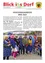Ein Flyer für die Faschingsumzug-Veranstaltung, organisiert von ASV Nickelsdorf am 1. März 2025. Der Flyer enthält Text auf Deutsch und ein Foto von Menschen in bunten Kostümen.