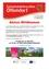 Plakat der Gemeinde Ottendorf mit dem Titel 'Aktion Wildblumen'. Es kündigt die Verfügbarkeit von Wildblumensamen zur kostenlosen Abholung am Freitag, den 21. Mai 2021, um 15 Uhr im Gemeindeamt Ottendorf an. Die Aktion ist eine Zusammenarbeit mit dem Naturschutzbund Steiermark zur Unterstützung von Bienen, Schmetterlingen und Co.