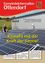 Das Cover eines offiziellen Newsletters zeigt einen Mann auf Dachsolarpanelen mit der Überschrift 'Klimafreundlich mit der Kraft der Sonne!'
