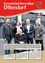 Die Titelseite des Ottendorfer Gemeindenewsletters vom April 2023 zeigt eine Gruppe lächelnder Menschen vor einem Gebäude. Es hebt die Veranstaltung 'Tag der offenen Bauhoftür' am 14. April hervor, die ein Erfolg war mit vielen Besuchern aus der Gemeinde und den Nachbarstädten.