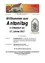 Ein Flyer für eine Veranstaltung in Ottendorf, Deutschland. Er lautet: 'Willkommen zum Antoniustag in Ottendorf am 17. Januar 2017. Programm: 09:00 Uhr, Festgottesdienst zu Ehren des hl. Antonius mit Segen des neuen konservierten Antoniusaltars. Musikalische Gestaltung: Trachtenkapel, Ottendorf. Anschliessend Tiersegnung im Schulhof (Bitte bringen Sie Ihre Tiere mit!). Am Schulhof und im Turnsaal Präsentation verschiedener Firmen und Organisationen.'