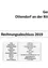 Das Bild zeigt den Finanzabschluss von Ottendorf an der Rittschein für das Jahr 2019. Der Abschluss enthält Details wie Land, Bundesland, Bezirk, Postleitzahl, Telefonnummer, Gemeindekennzahl, Adresse, Website, E-Mail und das Datum der Ausgabe. Der Abschluss wurde von der Gemeinde Ottendorf an der Rittschein herausgegeben.