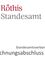 Das Bild zeigt das Logo des Rothis Standesamts mit einem Wappen, gefolgt von den Texten 'Standesamtverband Roth' und 'Rechnungabschluss 202'.