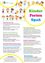 Plakat mit Kindern beim Spielen und dem Titel 'Kinder Ferien Spaß'. Aktivitäten umfassen Musik-Erkundung, Abenteuer auf einer Baustelle und eine Schatzsuche. Termine sind 12. Juli, 19. Juli und 9. August 2025. Anmeldedetails werden angegeben.