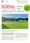 Eine Anzeige für die Eröffnung des neuen Rothner Sportheims. Es zeigt ein Bild des Sportheims, eines grünen Rasens und Berge im Hintergrund. Der Text lädt die Leser ein, die Eröffnung zu feiern.