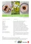 Rezeptposter für einen Zucchini-Marmorgugelhupf. Zutaten und Zubereitungsschritte sind abgebildet. Zutaten umfassen Zucchini, Eier, Zucker, Salz, Mehl und mehr. Die Zubereitung beinhaltet das Mischen der Zutaten und das Backen in einer Ringform.