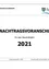 Ein Dokument mit dem Titel '2. Nachttragsvorschlag für das Haushaltsjahr 2021'. Es hat einen weißen Hintergrund mit einer Kopfzeile, die 'meinde FELDKIRCHEN IN KÄRNTEN' und ein Logo enthält. Der Haupttext lautet '2. NACHTRAGSVORANSCHLAG' und 'für das Haushaltsjahr 2021'. Unten stehen Daten: 'naB: 77,50 km2', 'Gemeindekennziffer: 21002' und 'Einwohnerzahl nach der letzten Volkszählung (31.10.20).