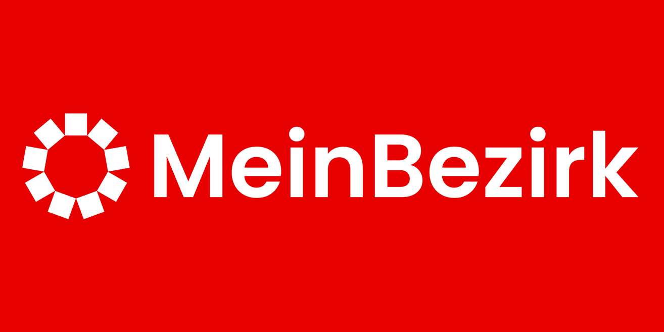 Das Bild zeigt ein Logo für MeinBez. Der Text ist weiß, fett und zentriert auf einem roten Hintergrund.