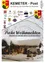 Plakat mit Winterszene, die eine Krippe zeigt. Logos verschiedener Organisationen. Text steht 'Frohe Weihnachten'. Gemeinde und Vereine aus Kemet wünschen Ihnen frohe Weihnachten.