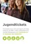Eine Werbung für Jugendtickets. Es zeigt zwei Frauen vor einem Bus und erwähnt, dass die Tickets für Schüler und Auszubildende bis 24 Jahre gelten.