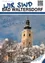 Die Titelseite eines lokalen Newsletters aus Bad Waltersdorf zeigt einen schneebedeckten Kirchturm mit der Aufschrift 'Frohe Weihnachten!' darüber, vor einem bewölkten Himmel.