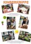 Eine Collage von Bildern, die Kinder im Alter von 1,5 bis 3 Jahren bei verschiedenen Aktivitäten zeigt. Szenen umfassen Malen, Essen, Gärtnern, Spielen mit Ton und Outdoor-Spielen.