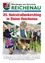 August 2019 Titel eines Magazins mit einer Frau und vier Männern, die eine Säge und einen Baumstamm halten, mit dem Titel 25. HolzstraBenkirctag in Ebene Reichenau.