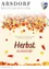 Ein Poster zeigt einen Baumzweig mit Herbstblättern. Der Text lautet 'Wir wünschen einen wunderschönen Herbst in Absdorf.' Die Blätter sind in verschiedenen Farben, darunter Rot, Orange und Gelb.
