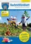 Das Poster zeigt Maskottchen in einem Garten mit Blumen und einem Plüschhasen. Es stammt von der Marktgemeinde Wöllersdorf-Steinabrückl in Niederösterreich. Es erwähnt die Verfassung des Gemeinderates, neue Buslinien in Betrieb.