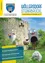 Das Steinabrueckle-Nachrichtenblatt-Cover aus dem Jahr 2024 zeigt zwei Maskottchen vor einer Steinmauer. Einer hält einen Korb mit Eiern. Der Text im Bild lautet 'Kindergartenplatze gesichert!', was im Englischen 'Kindergartenplätze gesichert!' bedeutet.