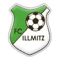 Das Logo des Fußballvereins FC Illmitz zeigt einen Schild mit einem Fußball in der Mitte, und die Worte FC Illmitz sind deutlich sichtbar.