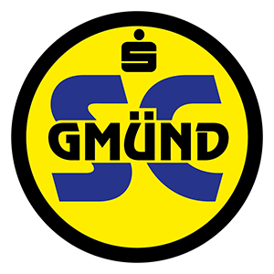 Das Logo von SG Muend zeigt einen gelben Kreis mit einem blau-weißen Design, das die Buchstaben 'SG' mit einem stilisierten 'M' und 'ND' prominent zur Geltung bringt. Das Gesamtdesign ist modern und dynamisch.
