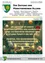 Poster mit grünem Hintergrund und Weihnachtsdekorationen, einschließlich Ornamenten und Lichtern. Es enthält eine Nachricht auf Deutsch, die der Gemeinde eine wunderbare, friedliche und bedeutungsvolle Adventszeit und einen guten Start in das Jahr 2026 wünscht.