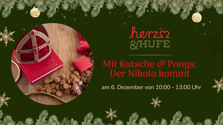Eine Feier mit Keksen und St. Nikolaus ist für den 6. Dezember ab 10:00 Uhr geplant.