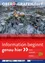 Luftaufnahme eines Wintermarktes mit schneebedeckten Kiefern, festlichen Ständen und vorbeigehenden Menschen. Ein Banner zeigt 'Information beginnt genau hier' mit einem Pfeil nach unten. Darunter steht 'Markt: Adventmarkt 2023'. Die Gemeinde heißt 'Repair Cafe'.