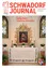 Ein Zeitschriftencover mit einem Gemälde der Jungfrau Maria mit einem Kind, umgeben von Kerzen, Blumen und Buntglasfenstern.