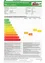 Das Bild zeigt eine Energieeffizienztabelle für ein Gebäude, einschließlich Referenzheizwärmebedarf, Primärenergiebedarf, CO2-Emissionen und andere Effizienzfaktoren. Es listet verschiedene Energieklassen und deren jeweilige Energieeffizienzklassen auf.