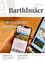 Eine Hand hält ein Smartphone mit einer Webseite über die Gemeinde Sankt Bartholomä geöffnet, eine Person hält auch ein Tablet mit einem Kalender und Informationen.