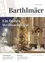 Das Titelbild der Zeitschrift für Sankt Bartholomä zeigt eine Kirche, einen Weihnachtsbaum und eine Statue von Jesus Christus. Es hat eine verschneite Landschaft mit Lichtern und einem Gebäude.