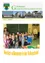 Die Titelseite eines Newsletters zeigt Gebäudebilder und einen Datumsbereich von März 2017 bis Oktober. Unten ist ein Foto zu sehen, das eine Lehrerin mit Kindern im Klassenzimmer zeigt, wobei die Tafel 'Herzlich Willkommen' (Herzlich Willkommen) steht. Ein Bildnachweis lautet © NON Neunkirchen.