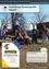 Ein Plakat zeigt Osterhasen mit Musikinstrumenten, einen Holzwagen und einen Grasbereich. Der Text 'Stand With Ukraine' steht unten links und 'Frohe Ostern' unten rechts.