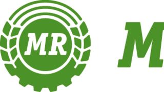 Ein grünes kreisförmiges Logo mit den Buchstaben 'MR' in weißer Schrift, das ein Zahnraddesign mit einem weißen Umriss aufweist.