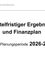 Ein Dokument mit dem Titel 'Mittelfristiger Ergebnis- und Finanzplan' für die Planungsperiode 2026-2030. Das Dokument stammt aus Bad Schallerbach, einer Gemeinde in Österreich.