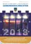 Ein Poster zeigt vier kerzenartige Bilder mit dem Jahr 2018, jedes mit einer anderen jahreszeitlichen Landschaft. Von links nach rechts: ein Sonnenaufgang über Bergen, ein verschneiter Wald, ein verschneiter Wald mit Sonnenuntergang und eine verschneite Landschaft. Oben steht 'Gemeindenachrichten'.