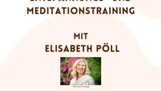 Ein Achtsamkeits-, Entspannungs- und Meditationstraining mit Elisabeth Poll. Foto von b. mang. Beginn am 3. Februar 2026.