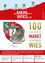 Plakat zum 100-jährigen Jubiläum der Marktgemeinde Wies. Es zeigt ein Wappen, ein Datum von 1920-2020 und einen Slogan auf Deutsch.