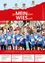 Ein Plakat bewirbt den 26. jährlichen Wiesenlauf in Wies. Viele Kinder mit Nummernschildern nehmen teil. Zuschauer, darunter Erwachsene und Kinder, beobachten vom Rand aus. Die Veranstaltung beginnt am Samstag, den 4. Mai.