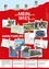 Ein Poster mit mehreren Bildern und Texten auf rotem Hintergrund. Es enthält Bilder von Gebäuden, Landschaften und Menschen. Der Haupttitel lautet 'ge MEIN sam WIES uell' und der Untertitel 'Geplante Projekte 2022'. Es gibt auch Bilder eines Generators, eines Gebäudeplans und einer Baustelle.
