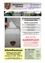 Ein Plakat für die Bundespräsidentenwahl 2016 mit Informationen zu Wahllokalen, Öffnungszeiten und Ausweispflicht. Es weist darauf hin, einen Ausweis zum Wählen mitzubringen. Es enthält auch lokale Nachrichten und Informationen zum Altstoffzentrum.