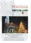 Poster zeigt eine Dorfkirche bei Nacht mit einem geschmückten Weihnachtsbaum im Vordergrund. Es steht 'Horitschon Gemeindezeitung fur Horitschon und Unterpetersdorf 2024 WEIHNACHTEN' und 'Frohe Weihnachten und ein gluckliches neues Jahr'.