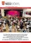 Ein Flyer zeigt einen überfüllten Saal mit tanzenden Menschen bei einem Rock'n'Roll-Ball. Im Hintergrund eine Bühne mit einer Band und einem roten Vorhang. Der Flyer ist von der 'Schwestergemeinde Zollikofen - Schweiz' für Februar 2025.